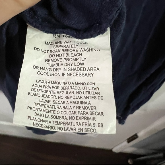 Grayers Men’s Large Navy Long Sleeve Henley - Picture 5 of 6